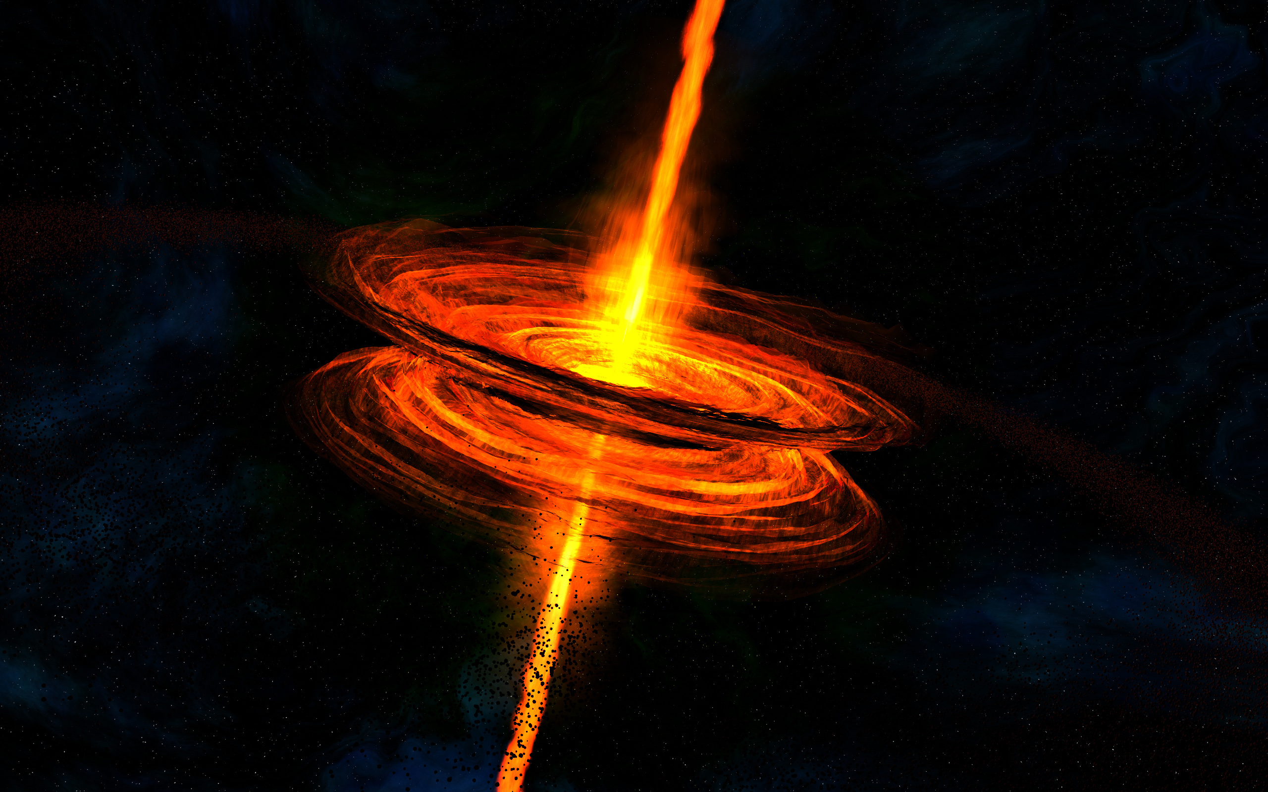 Quasar Explosion